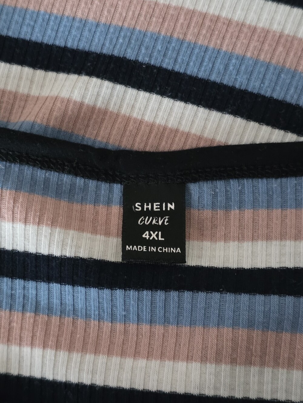 Striped Ribbed Top - Picture 4 of 4